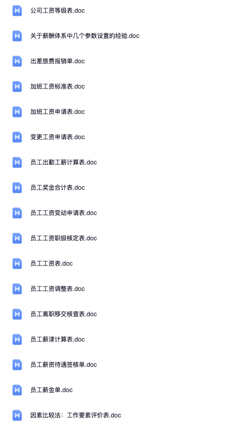 HR必备模板工具包，全网最全资料包（包含薪酬管理+人力资源管理师资料+工作总结模版+社保培训等等）